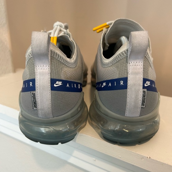 Nike Air VaporMax 2019 SE White Wolf Grey Blue Men's Size 12 CI1240-102 Sneakers - Picture 6 of 9